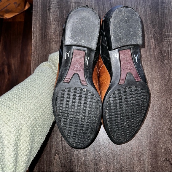 Ariat Women’s 8.5 M Brown Clogs Leather Paddock Slip On Dress 52326 Western - Picture 3 of 5